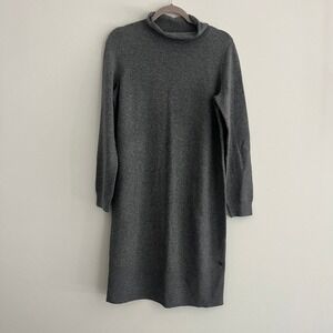 Marc O'Polo Grey Wool Alpaca Blend Turtleneck Sweater Dress Size S